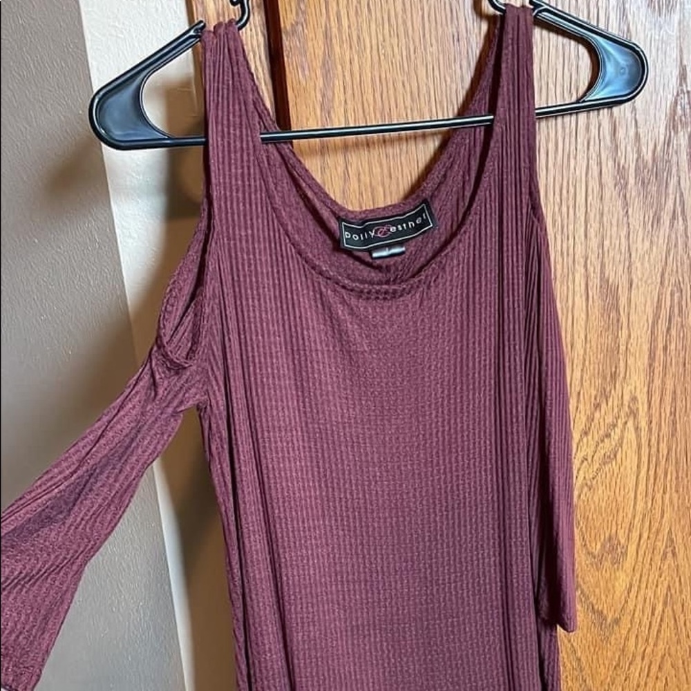 Large maroon/pink dress shirt